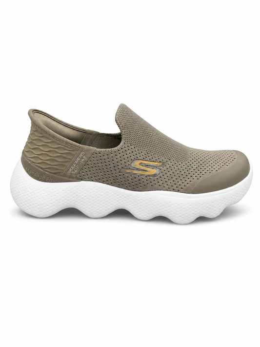 Skechers Slip-Ins GO Walk Massage Fit – Taupe Gold