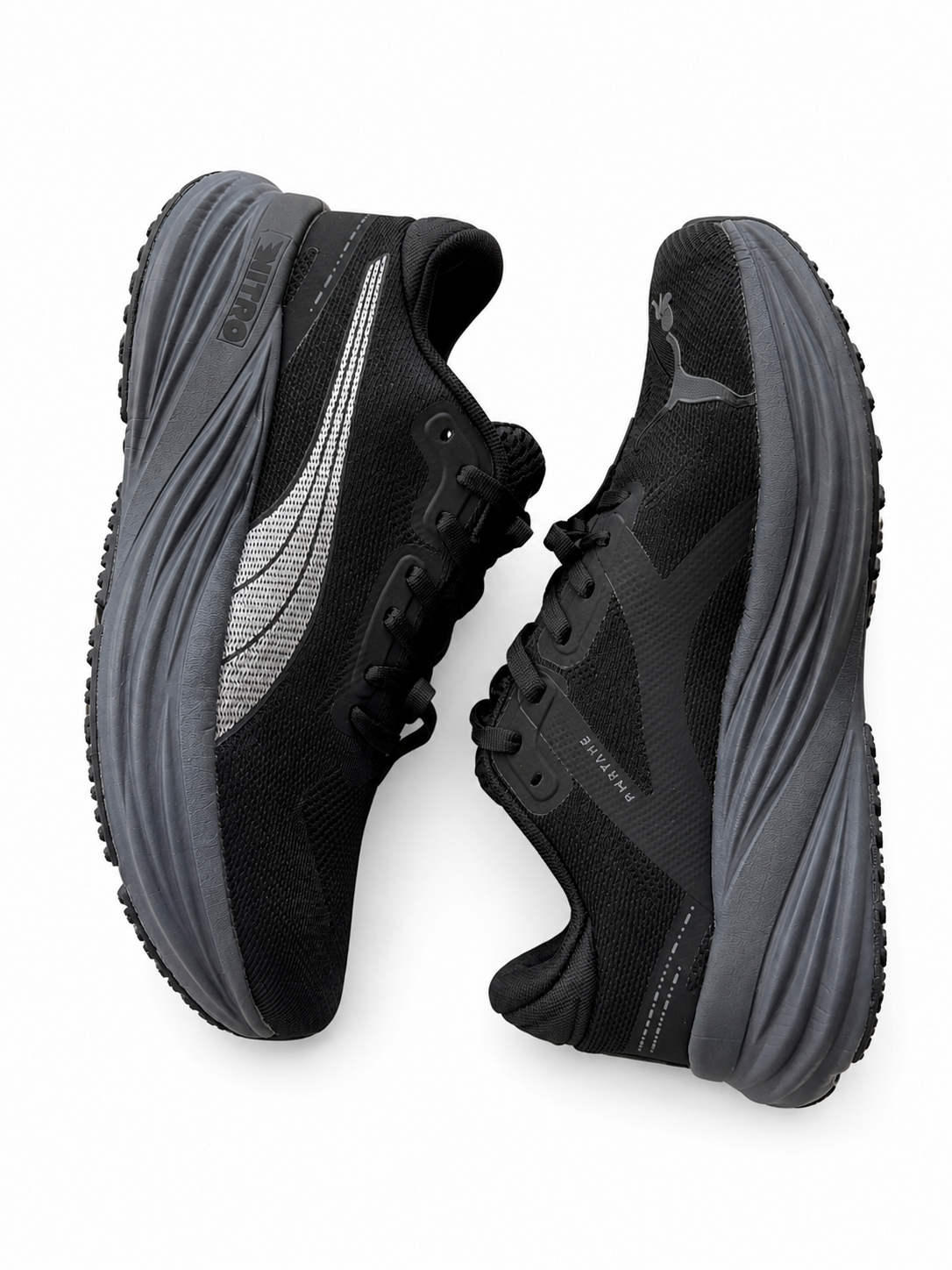 Puma Deviate Nitro - All-Black - Top View