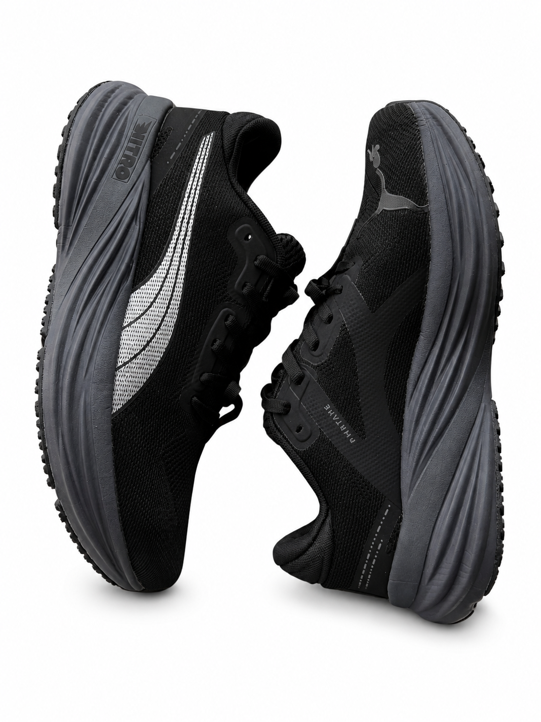 Puma Deviate Nitro - All-Black - Angle View