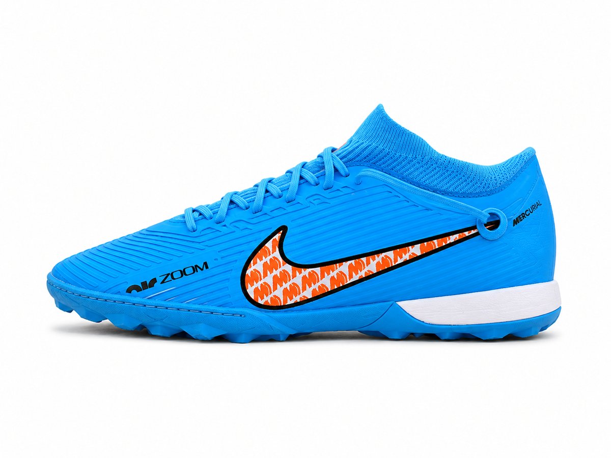 Nike Air Zoom Mercurial Superfly IX Academy x Mbappé TF (Baltic Blue/White)