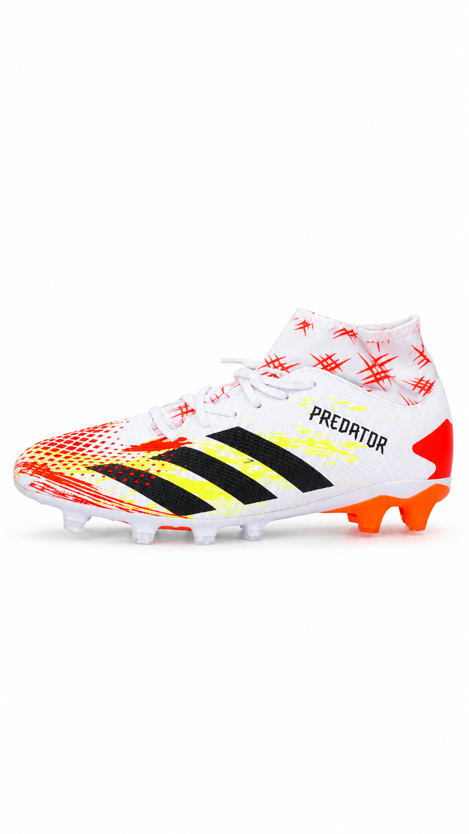 Adidas Predator Football Boots – White/Red/Yellow – KICK HUB