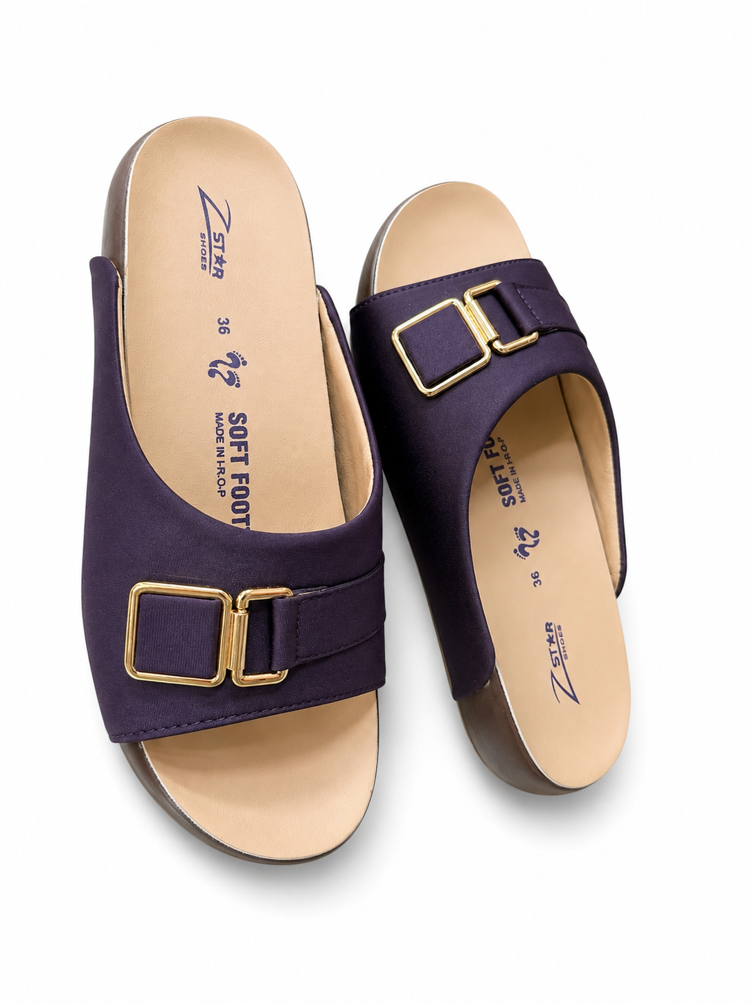 Z Star Soft Footbed Sandals (Purple)
