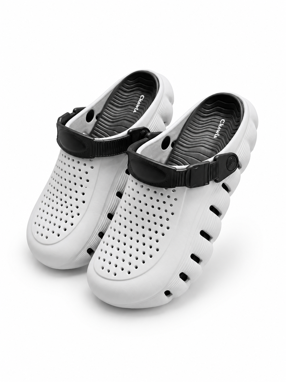 Chawla White EVA Foam Clogs - Women