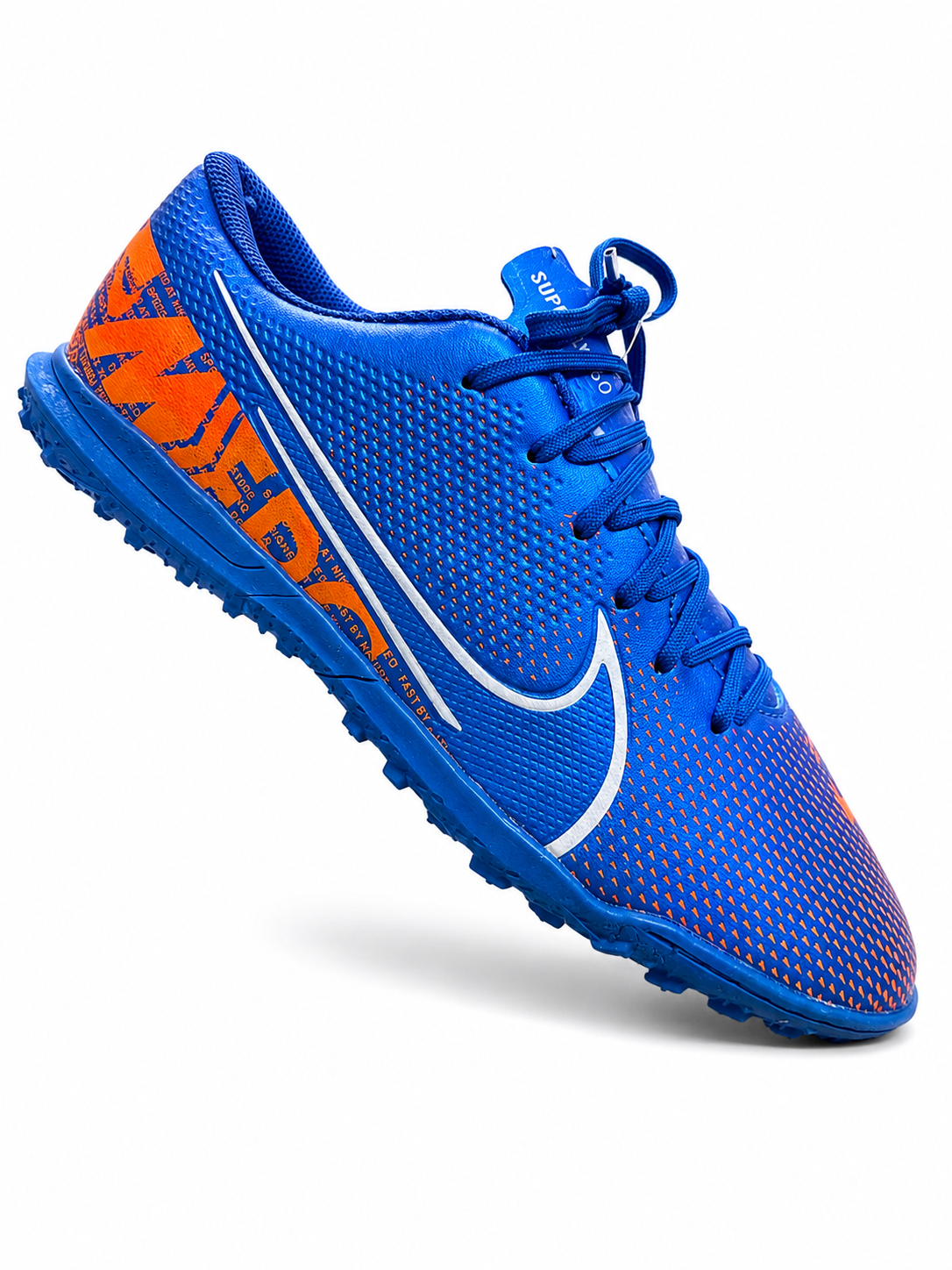 Nike Mercurial Vapor Turf Football Shoes - Blue/Orange
