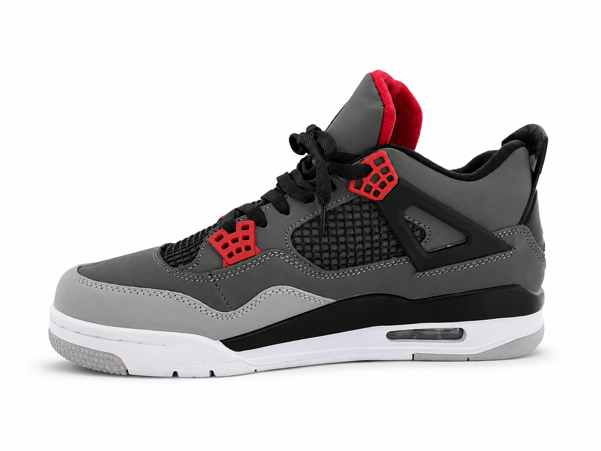 Air Jordan 4 Retro "Infrared" (Grey/White)