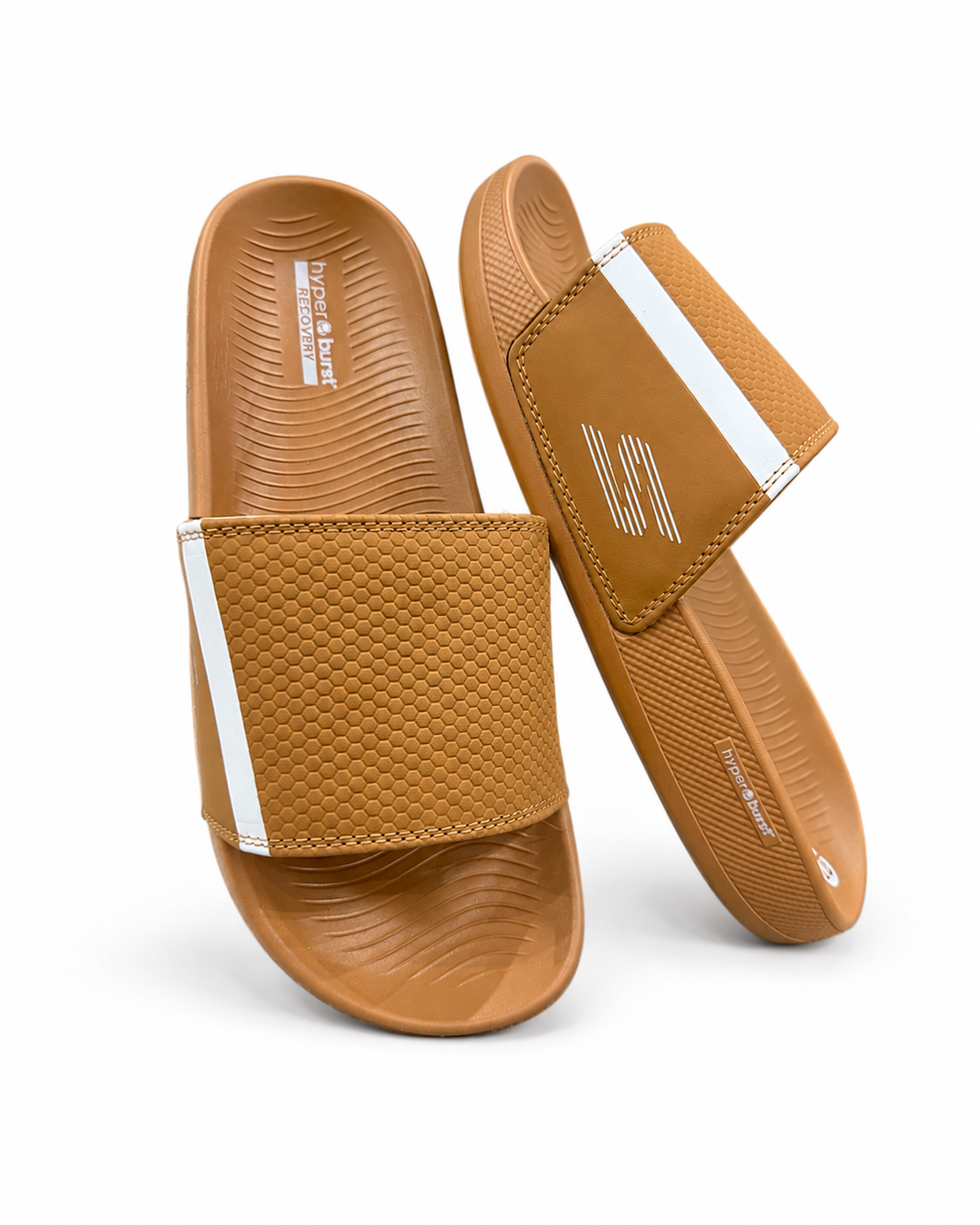Skechers Hyperburst Recovery Slides - Brown