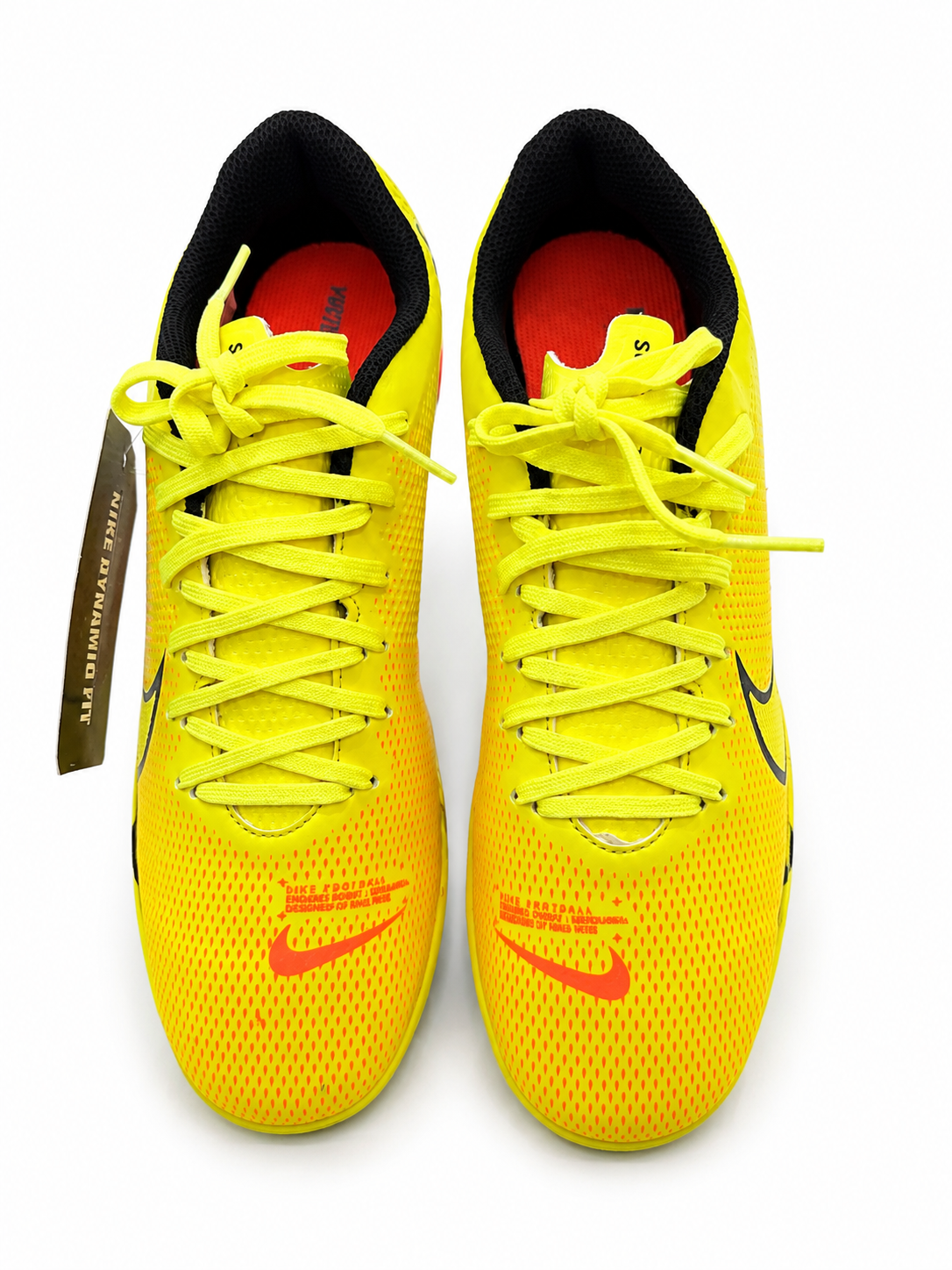 Nike Mercurial Vapor Turf Football Shoes - Yellow/Orange/Black