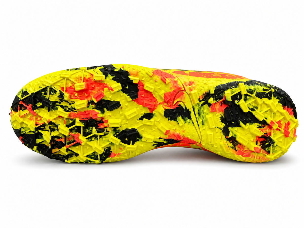 Nike Mercurial Vapor Turf Football Shoes - Yellow/Orange/Black