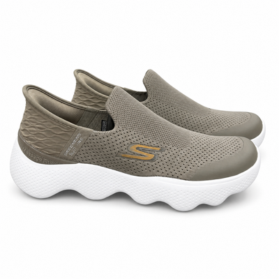 Skechers Slip-Ins GO Walk Massage Fit – Taupe Gold