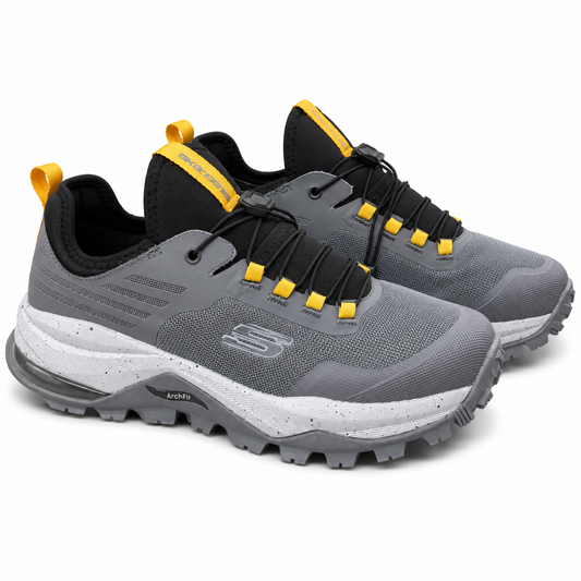 Skechers Arch Fit Trail Air – Grey Yellow