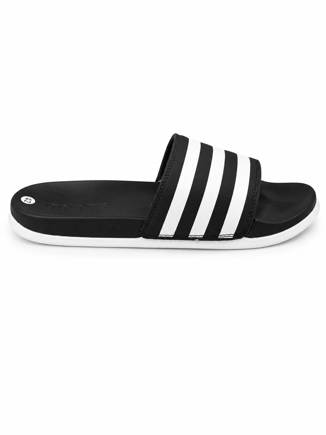 Adidas Slides - Black Stripe