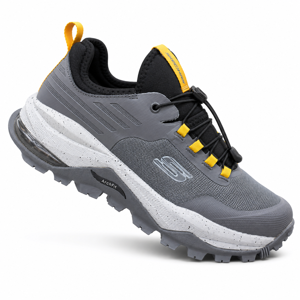 Skechers Arch Fit Trail Air – Grey Yellow