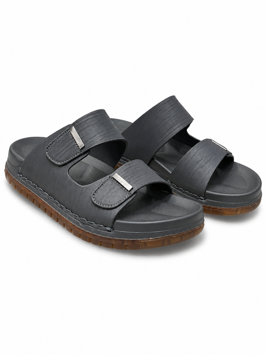 Hyper Soft Medicated Chappal (Grey)