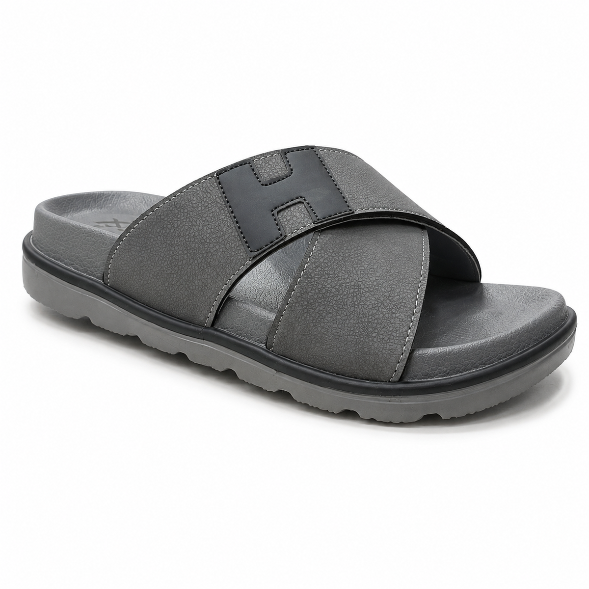Men's Cross Strap Slide Sandals