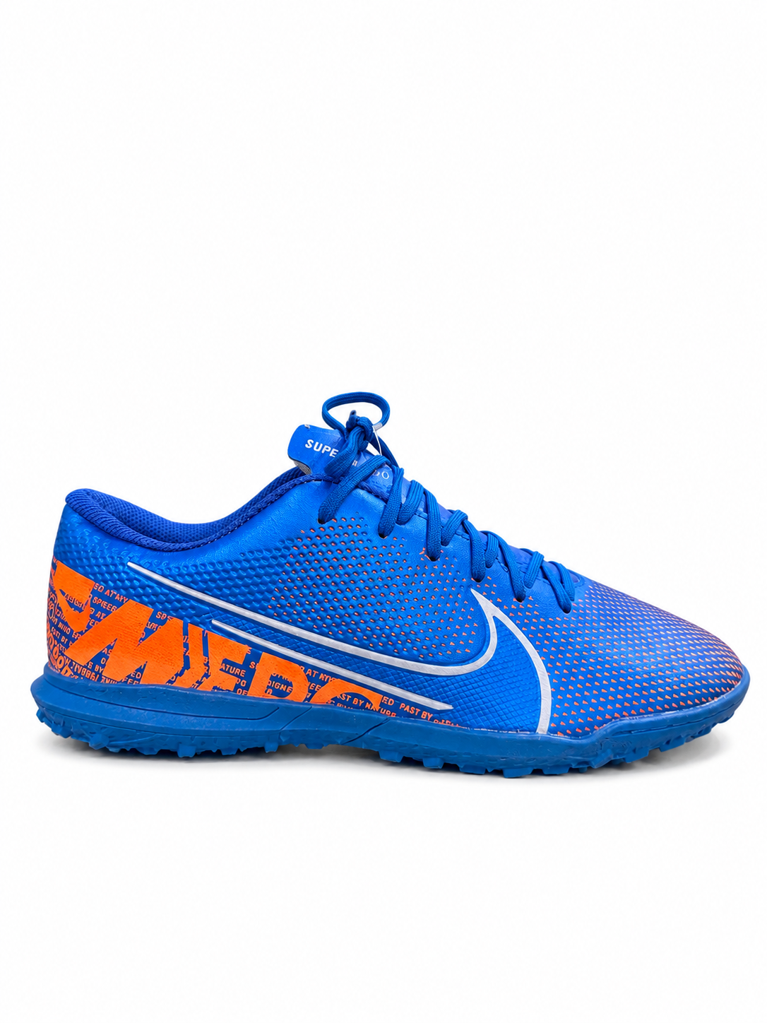 Nike Mercurial Vapor Turf Football Shoes - Blue/Orange