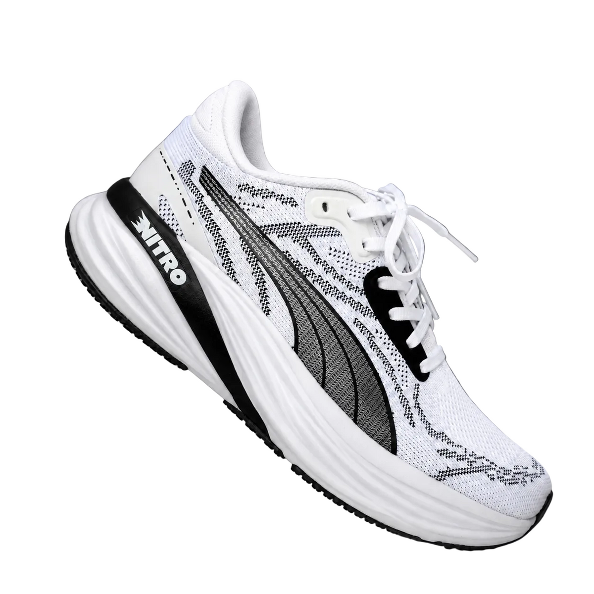 Puma NITRO Running Shoes - White/Black