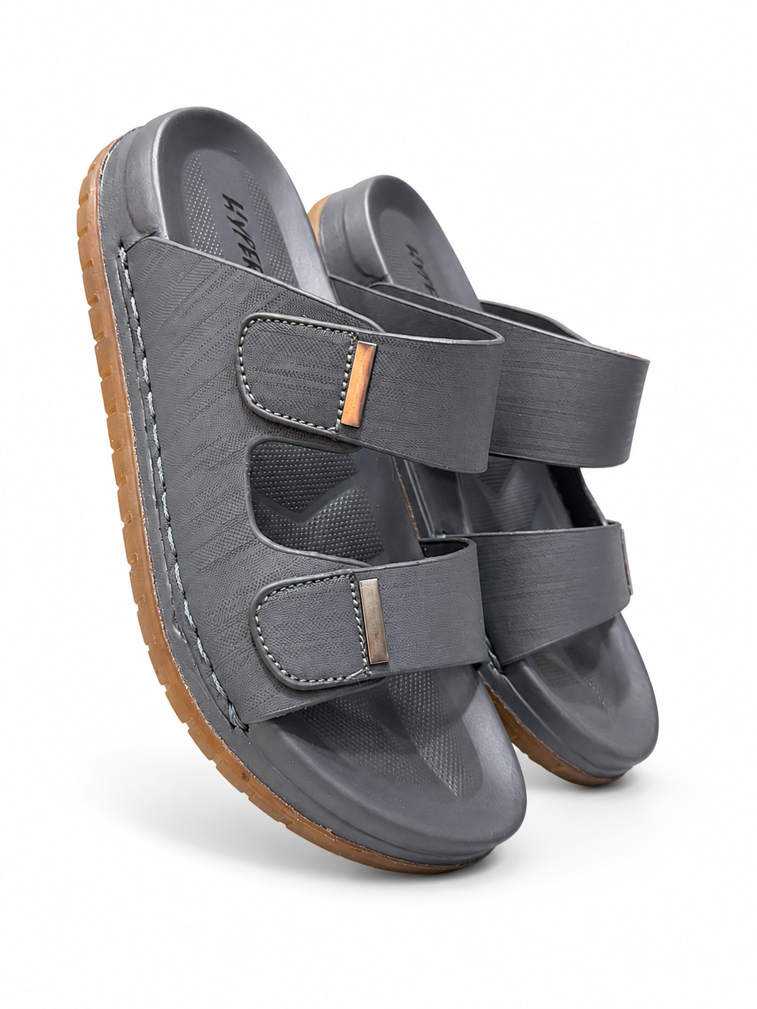 Hyper Soft Medicated Chappal (Grey)